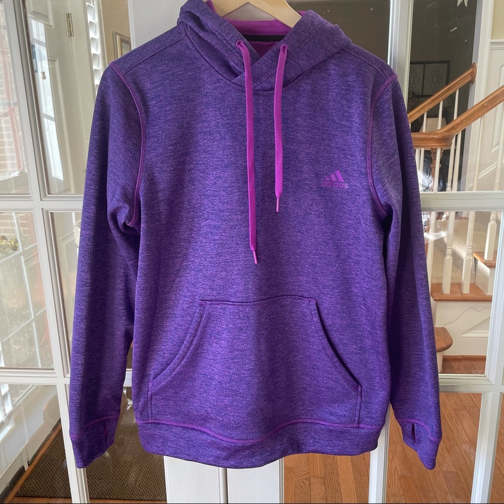 Purple Adidas Sweatshirt